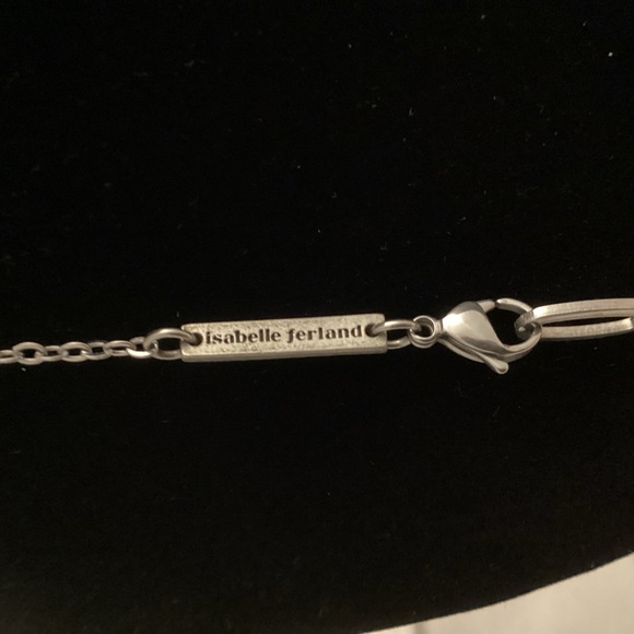 Transformable Isabelle Ferland Necklace with ceramic blue beads - Picture 3 of 6